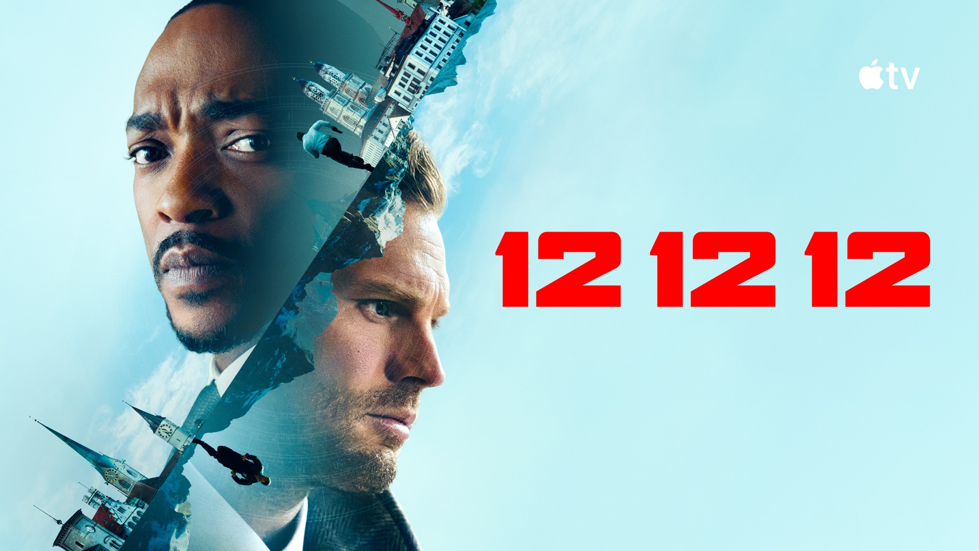 Anthony Mackie and Jamie Dornan in the artwork for 12 12 12